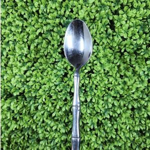 Cambridge Silversmiths Mambosa Bamboo Teaspoon 18/10 SS Silver 7 Inch